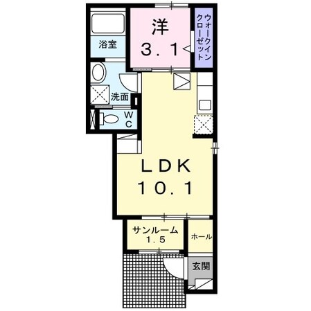 グランコートの物件間取画像